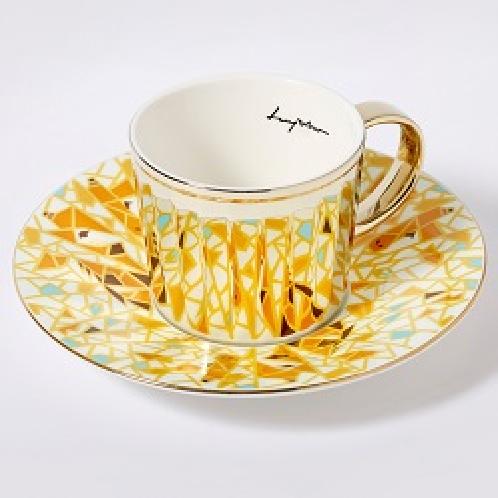  Luycho Mirror Cup & Saucer - Rothchild9s Giraffe