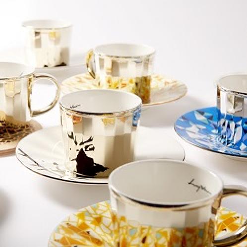 Luycho Mirror Cup & Saucer - Sika Deer